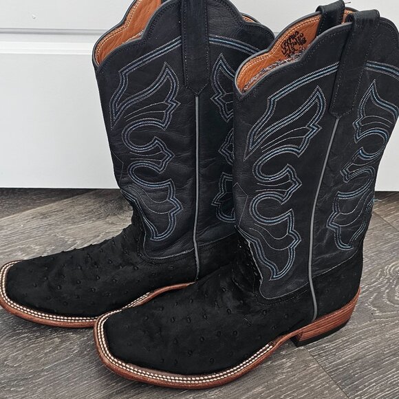 Premium Rios of Mercedes Full Quill Ostrich Boots - Picture 6 of 6